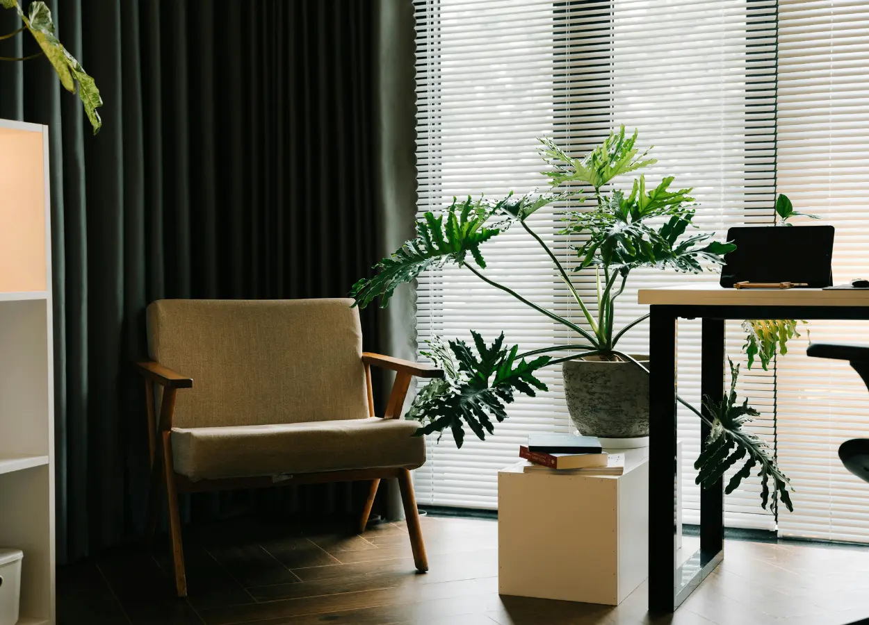sala elegante e moderna - construora em prudente